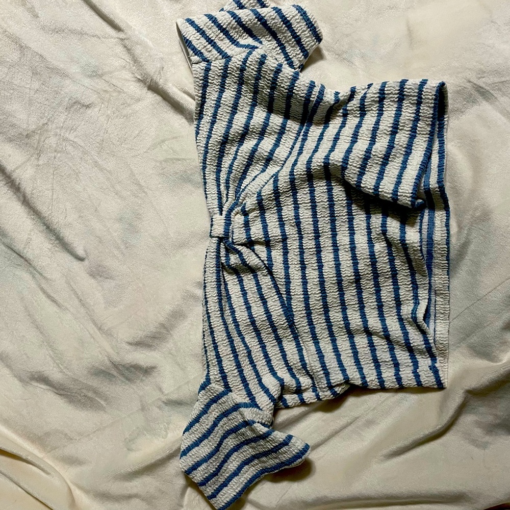 DRY GOODS cropped ribbed top